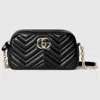 Gucci Gg Marmont Small Camera Bag In Black