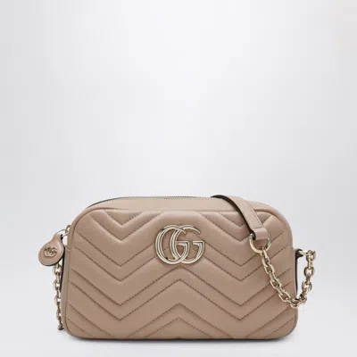 Gucci Gg Marmont Small Camera Bag In Blush Beige Women In Brown