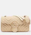 Gucci Gg Marmont Small Denim Shoulder Bag