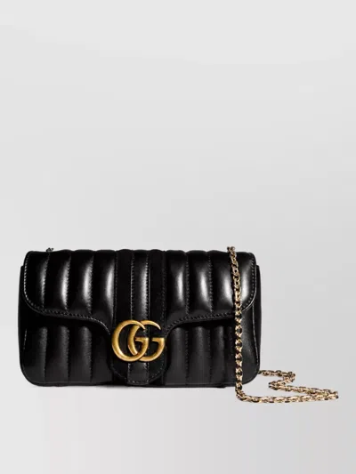 Gucci Gg Marmont Small Leather Clutch Bag