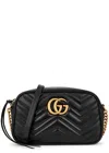 Gucci Gg Marmont Small Shoulder Bag In Black