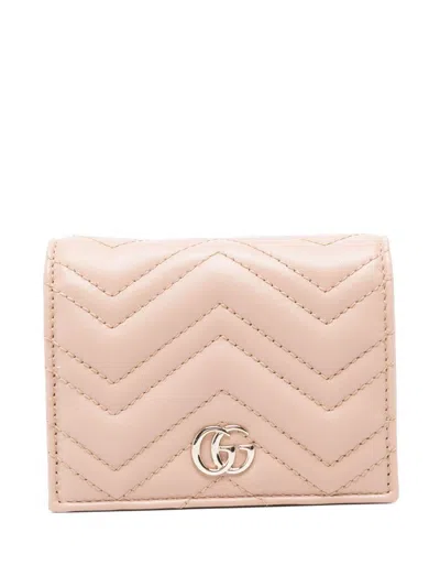 GUCCI GUCCI GG MARMONT SMALL LEATHER WALLET