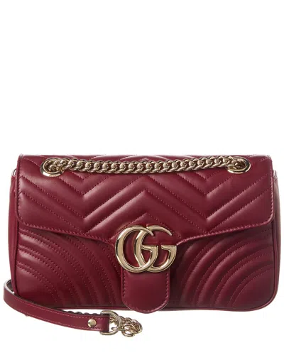 Gucci Gg Marmont 2.0 Shoulder Bag In Red