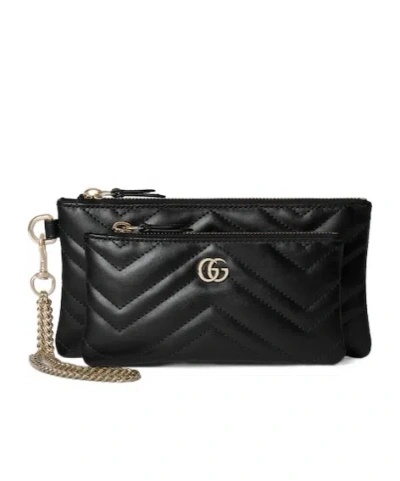 Gucci Gg Marmont Small Pouch With Chain