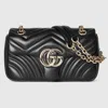 Gucci Gg Marmont Small Shoulder Bag In Black