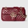 Gucci Gg Marmont Mini Crossbody Bag In Red