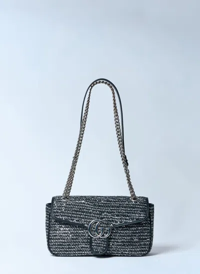 Gucci Gg Marmont Small Shoulder Bag In Black