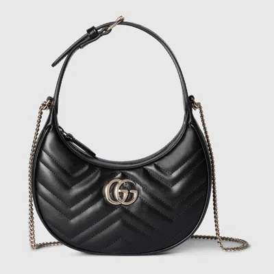 Gucci Gg Marmont Small Shoulder Bag In Black