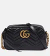 Gucci Gg Marmont Small Shoulder Bag In Black