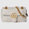 Gucci Gg Marmont Medium Shoulder Bag In Grey