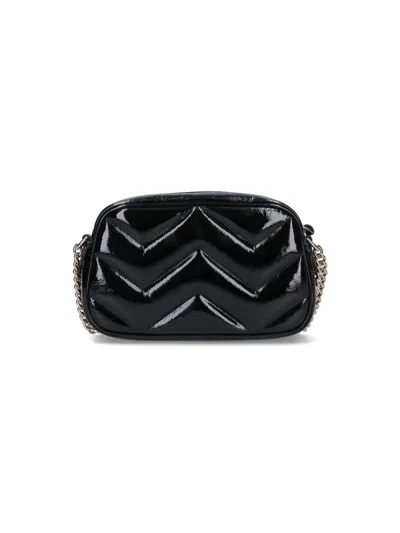 Gucci Gg Marmont Small Shoulder Bag In Nero