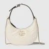 Gucci Gg Marmont Small Shoulder Bag In White