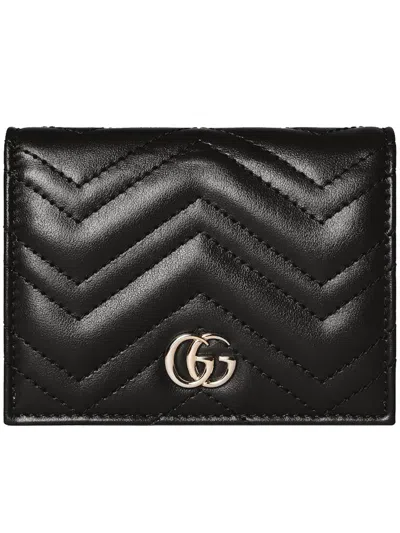 Gucci Gg Marmont Small Wallet In Black