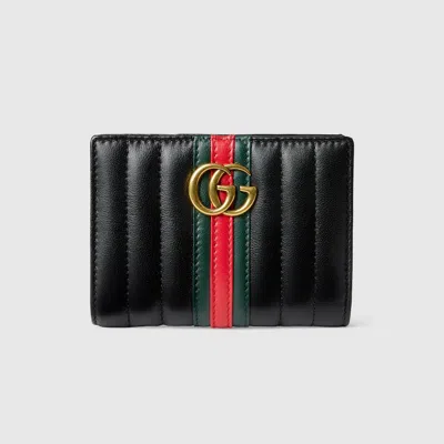 Gucci Gg Marmont Small Wallet In Black