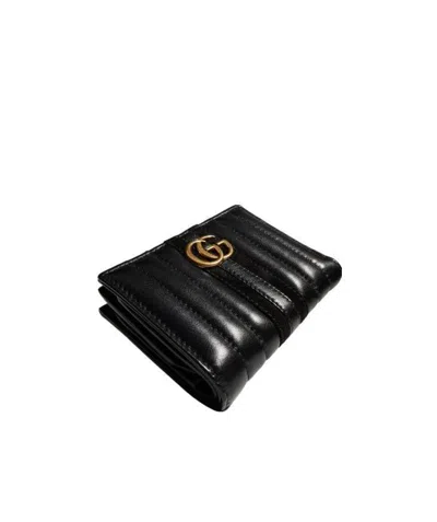 Gucci Gg Marmont Small Wallet In Black