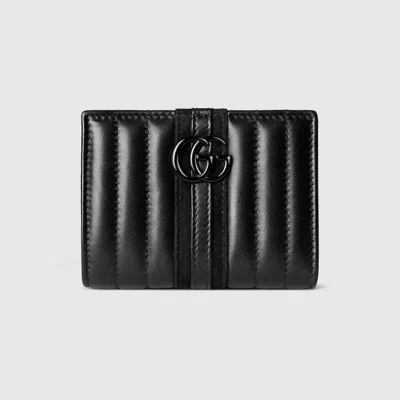Gucci Gg Marmont Small Wallet In Noir