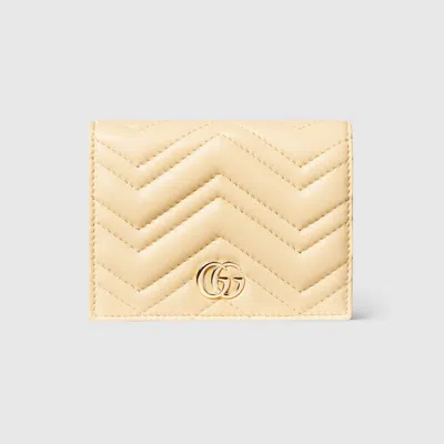 Gucci Gg Marmont Small Wallet In Nude