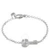 Gucci Gg Marmont Key Charm Bracelet In Silver-tone