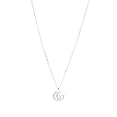 Gucci Gg Marmont Sterling Silver Necklace - Ybb814914001