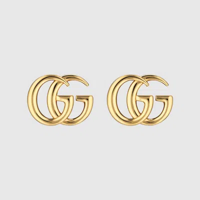 Gucci Gg Marmont Stud Earrings In Gold