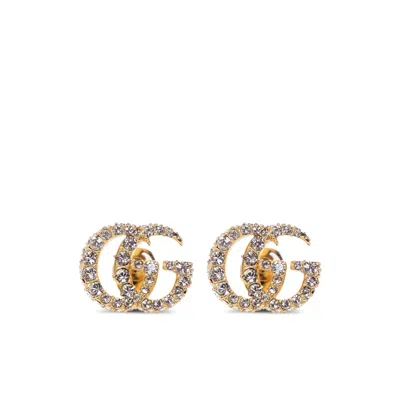 Gucci Gg Marmont Stud Earrings In Gold