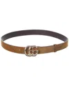 Gucci Gg Marmont Leather Belt In Brown