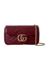 Gucci Small Gg Marmont Shoulder Bag In Brown