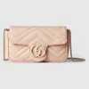 Gucci Gg Marmont Series Ultra-mini Handbags In Pink
