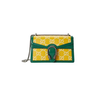 Pre-owned Gucci Gg Marmont Super Mini Bag 'yellow/green' | Women's Size Onesize