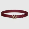 Gucci Gg Marmont Thin Belt