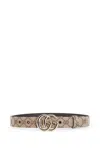 Gucci Original Gg Fabric Belt In Beige Ebony
