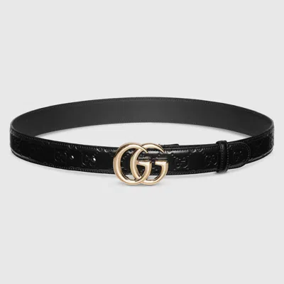 GUCCI GUCCI GG MARMONT THIN BELT