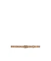 Gucci Gg Marmont Thin Belt In Nude