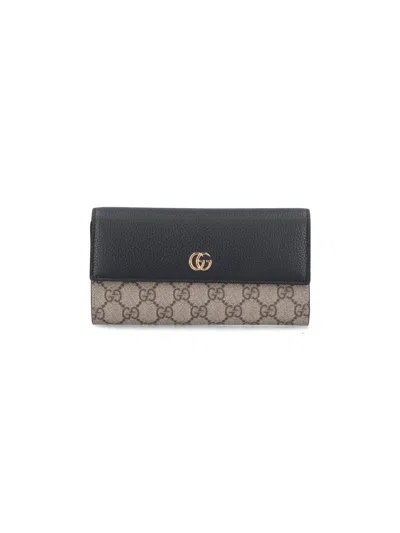 Gucci "gg Marmont" Wallet In Black