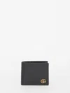 Gucci Men Gg Marmont Wallet In Black
