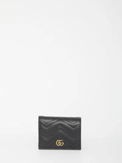 Gucci Gg Marmont Wallet In Black