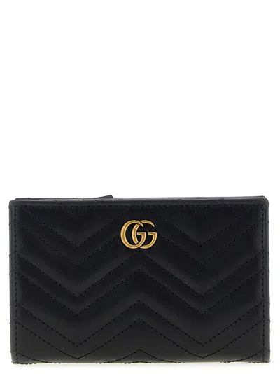 Gucci Gg Marmont Wallet In Black