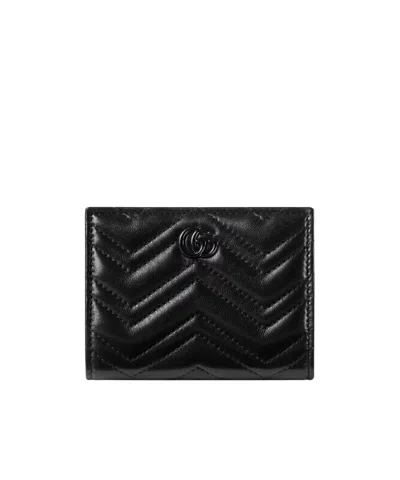 Gucci Gg Marmont Wallet In Black