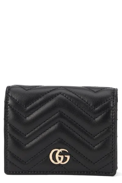 Gucci Gg Marmont Wallet In Black