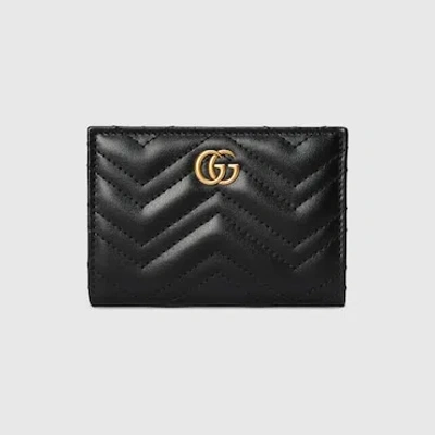 Gucci Gg Marmont Wallet In Black
