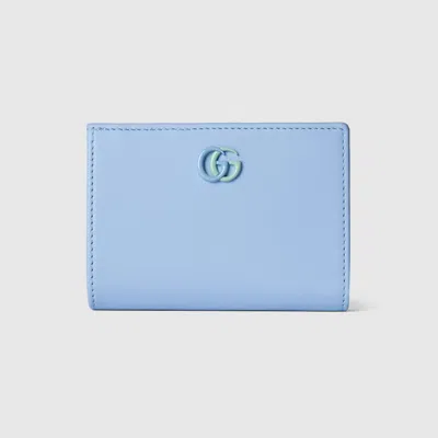 Gucci Gg Marmont Wallet In Blue