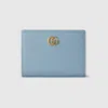 Gucci Gg Marmont Wallet In Blue