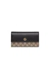 Gucci Gg Marmont Wallet Case In Black