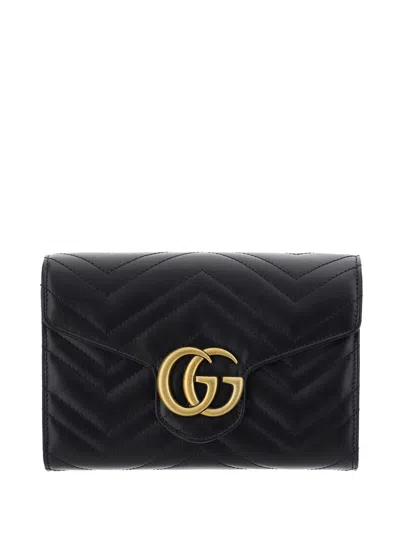 Gucci Gg Marmont Wallet In Black