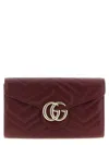 Gucci Gg Marmont Wallet On Chain In Burgundy