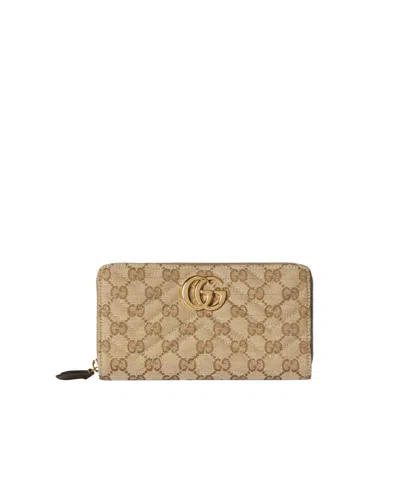 Gucci Gg Marmont Zip Around Wallet