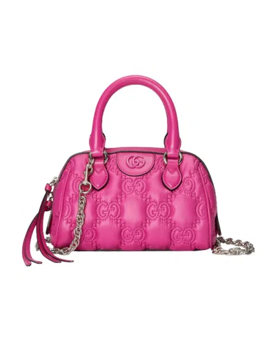 Gucci Gg Matelassé Quilted Tote Bag In Pink