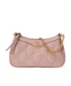 Gucci Light Pink Gg Matelass Shoulder Bag In Pink