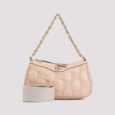 Gucci Gg Matelassé Handbag Unica In Pink Sand Natural