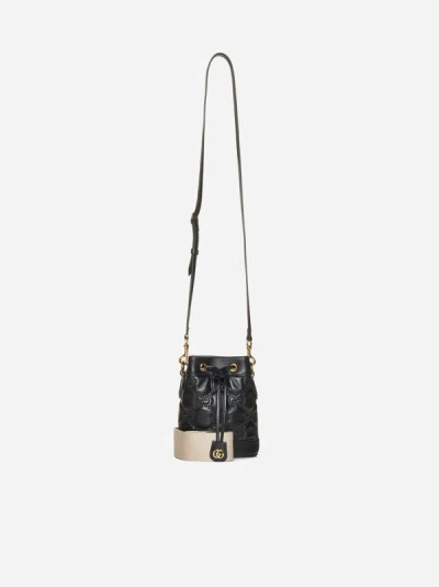 Gucci Gg Matelasse' Leather Bucket Bag